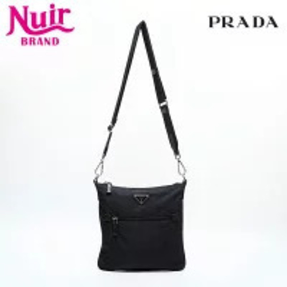 Prada Tessuto shoulder bag black